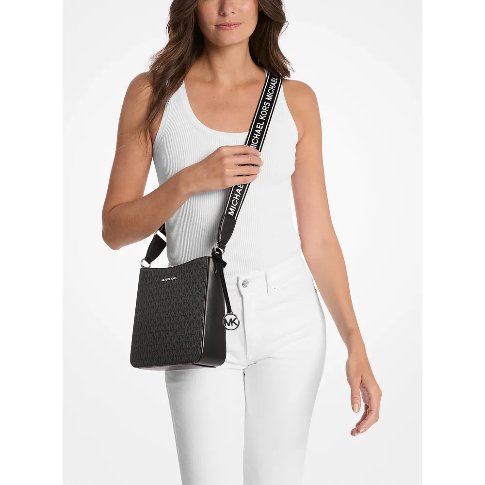 Michael Kors Bolso bandolera con el logotipo de Jet Set | Negro