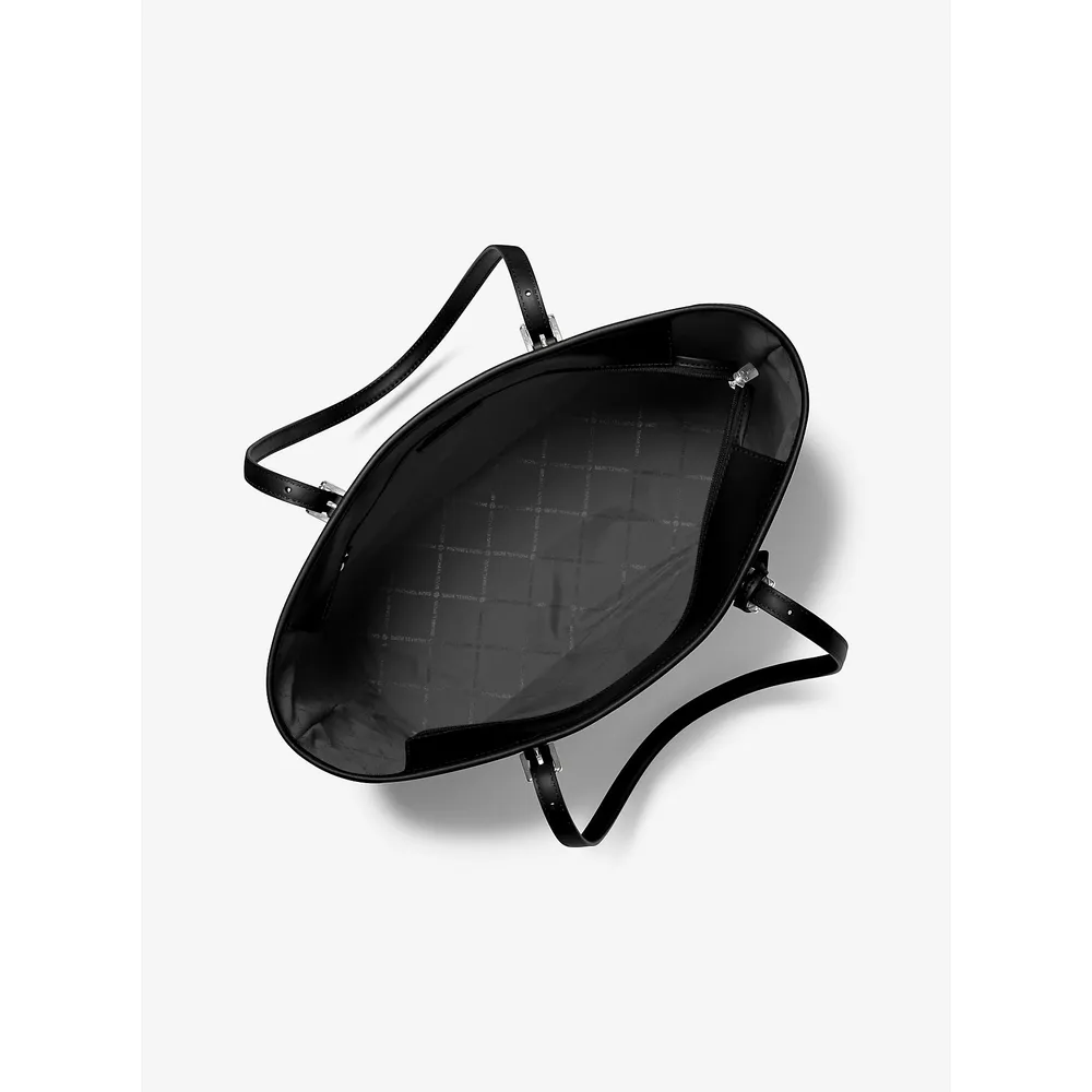 Michael Kors Bolso tote con el logotipo de la firma impreso de Jet Set | Negro