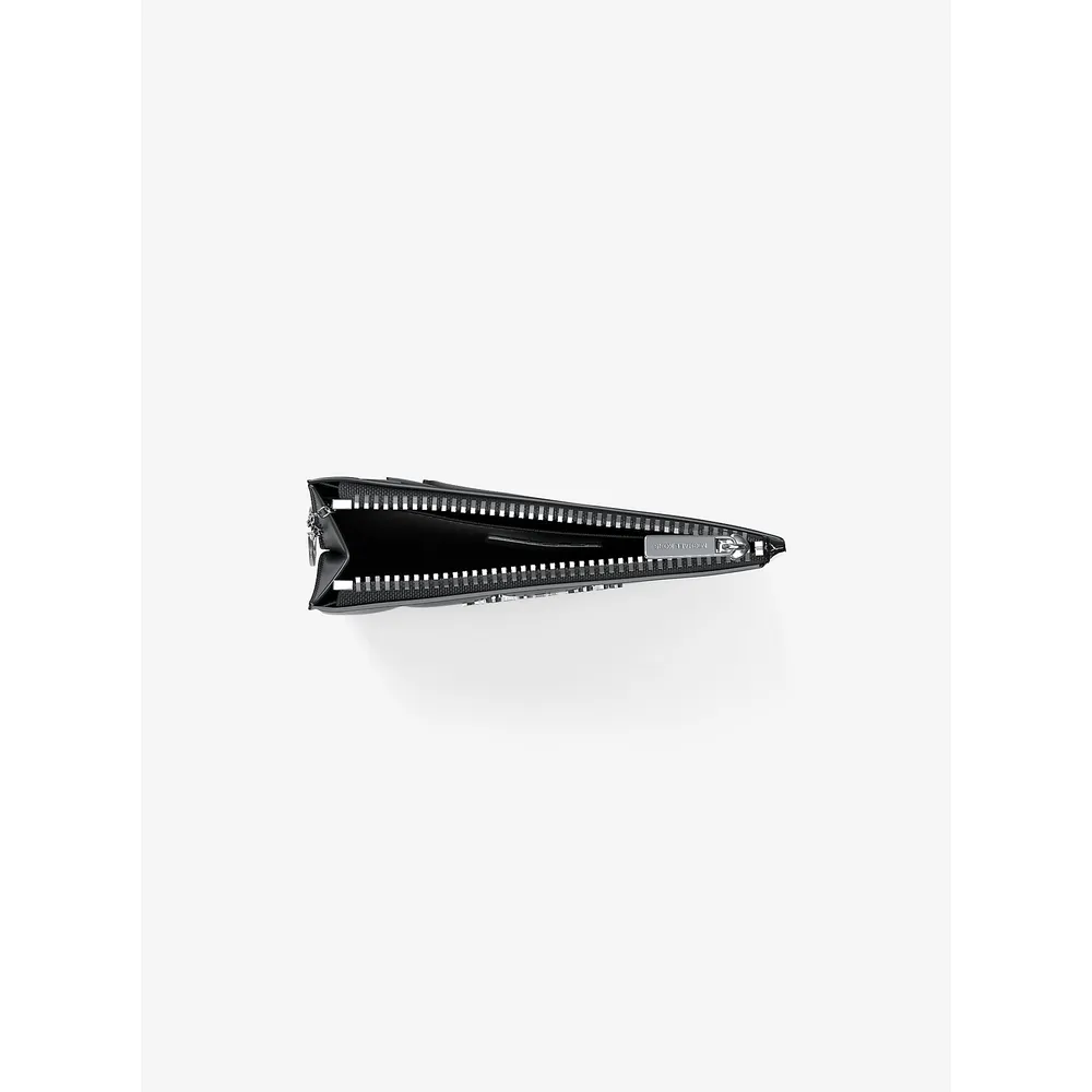 Michael Kors Monedero de charol Jet Set | Negro