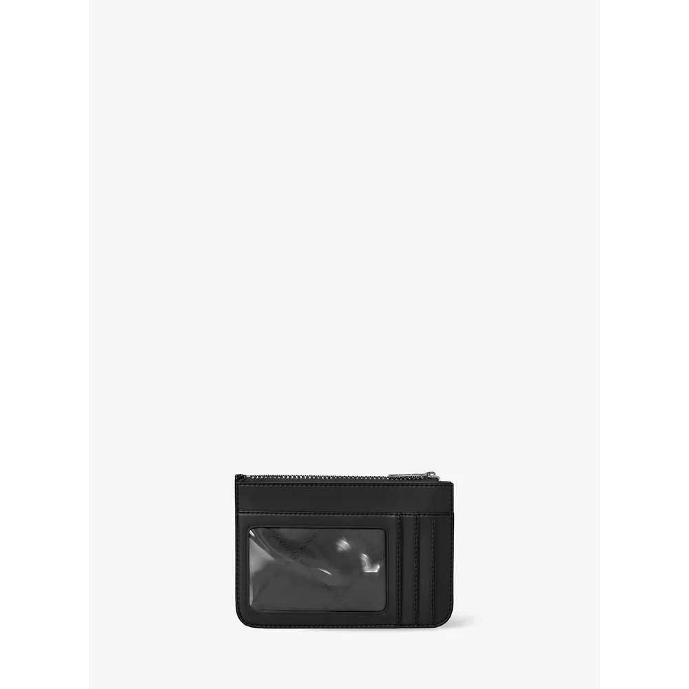 Michael Kors Monedero de charol Jet Set | Negro