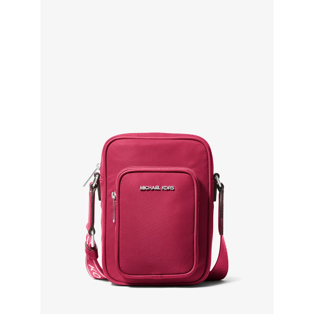 Michael Kors Bolso bandolera de nailon Khai | Dk Raspberry