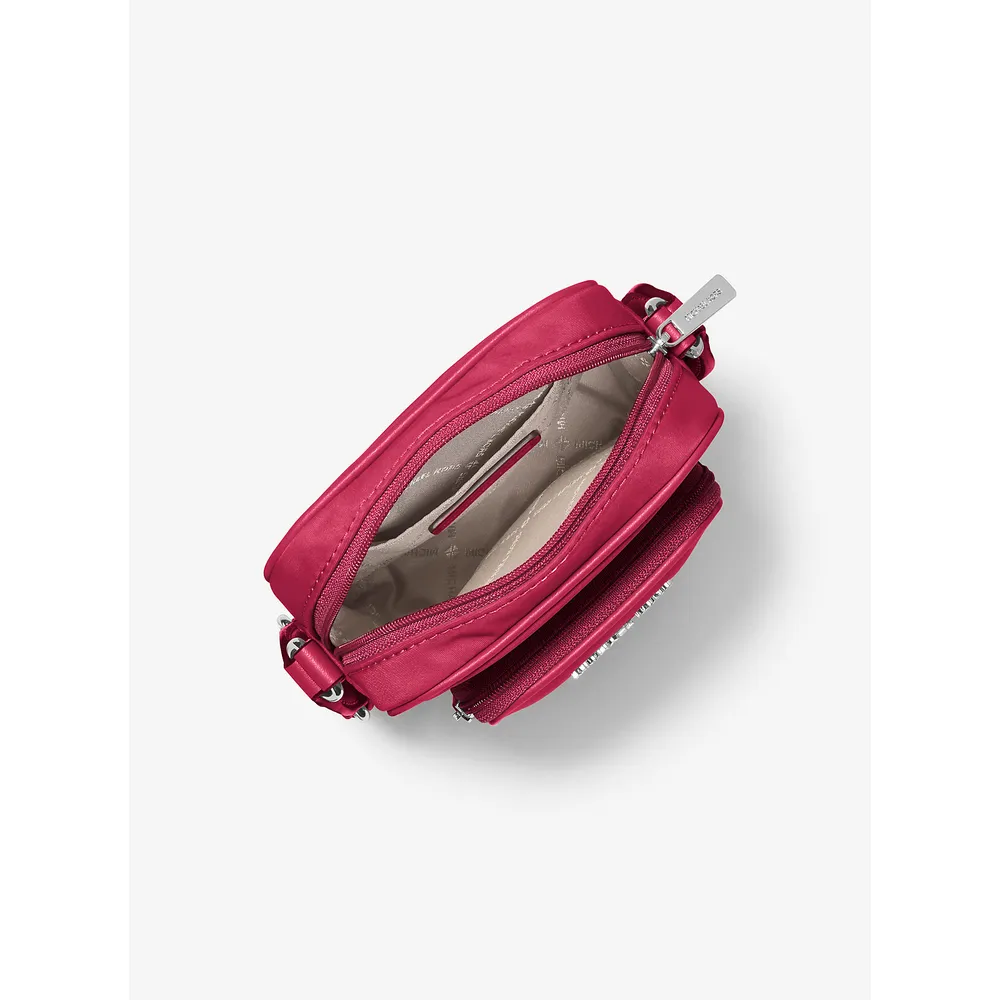 Michael Kors Bolso bandolera de nailon Khai | Dk Raspberry