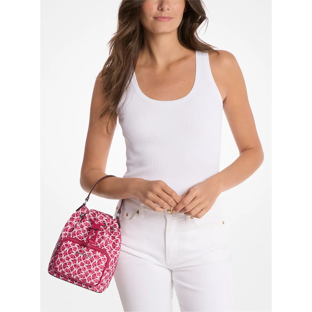 Michael Kors Bolso tipo cubo Khai | Dk Raspberry