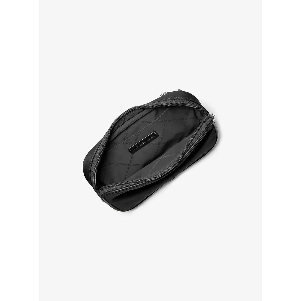 mk785371438_1_webp.webp Michael Kors Mochila bandolera de nailon Khai | Negro
