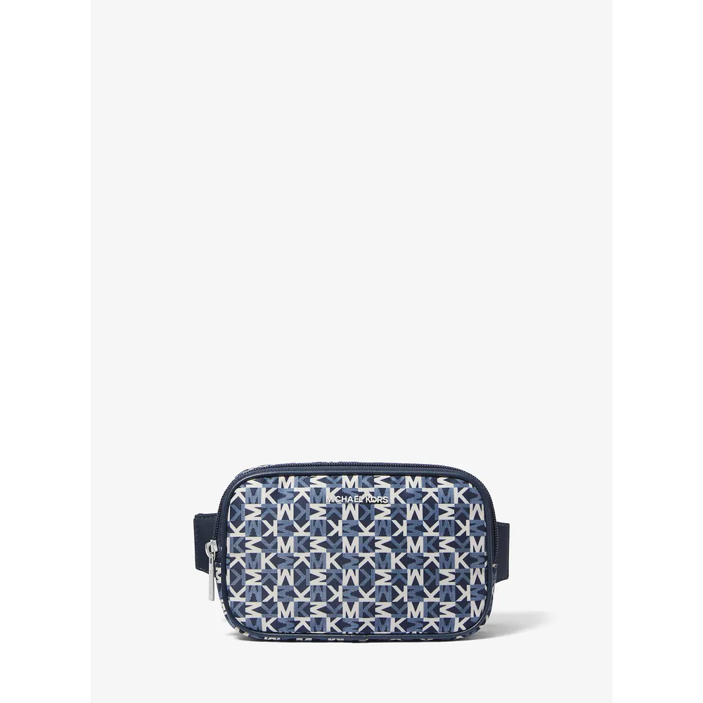 Michael Kors Mochila con estampado de logotipo Khai | Navy