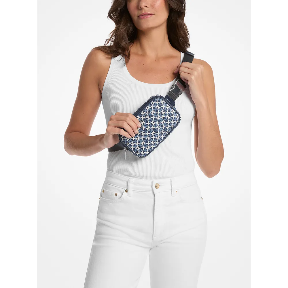 Michael Kors Mochila con estampado de logotipo Khai | Navy