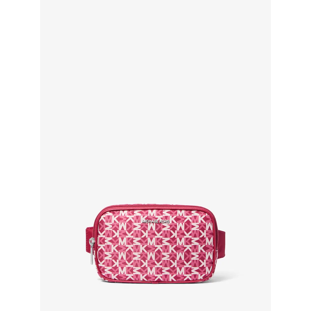 Michael Kors Mochila con estampado de logotipo Khai | Dk Raspberry