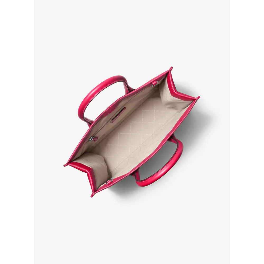Michael Kors Bolso tote Bolso Mirella de piel granulada | Dk Raspberry