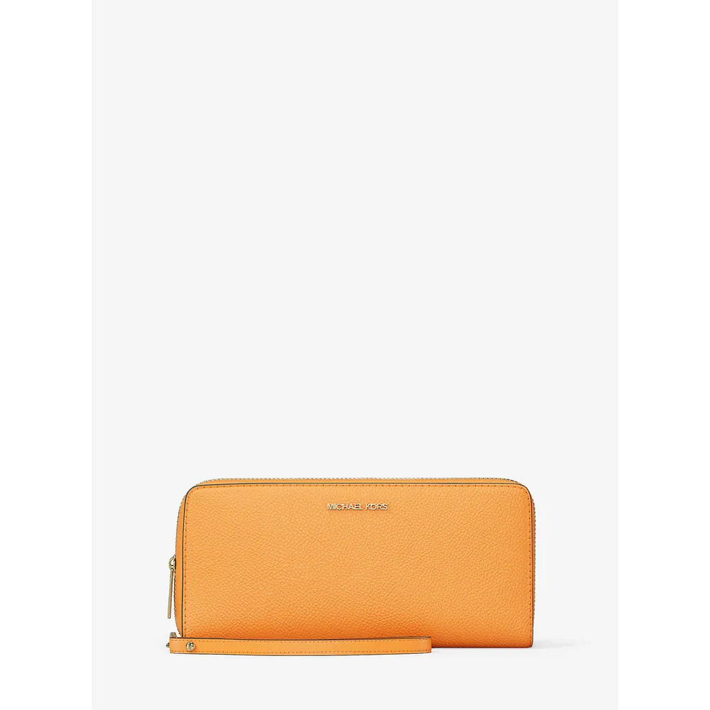 Michael Kors Bolso de mano Jet Set Travel de piel granulada | Pop Naranja