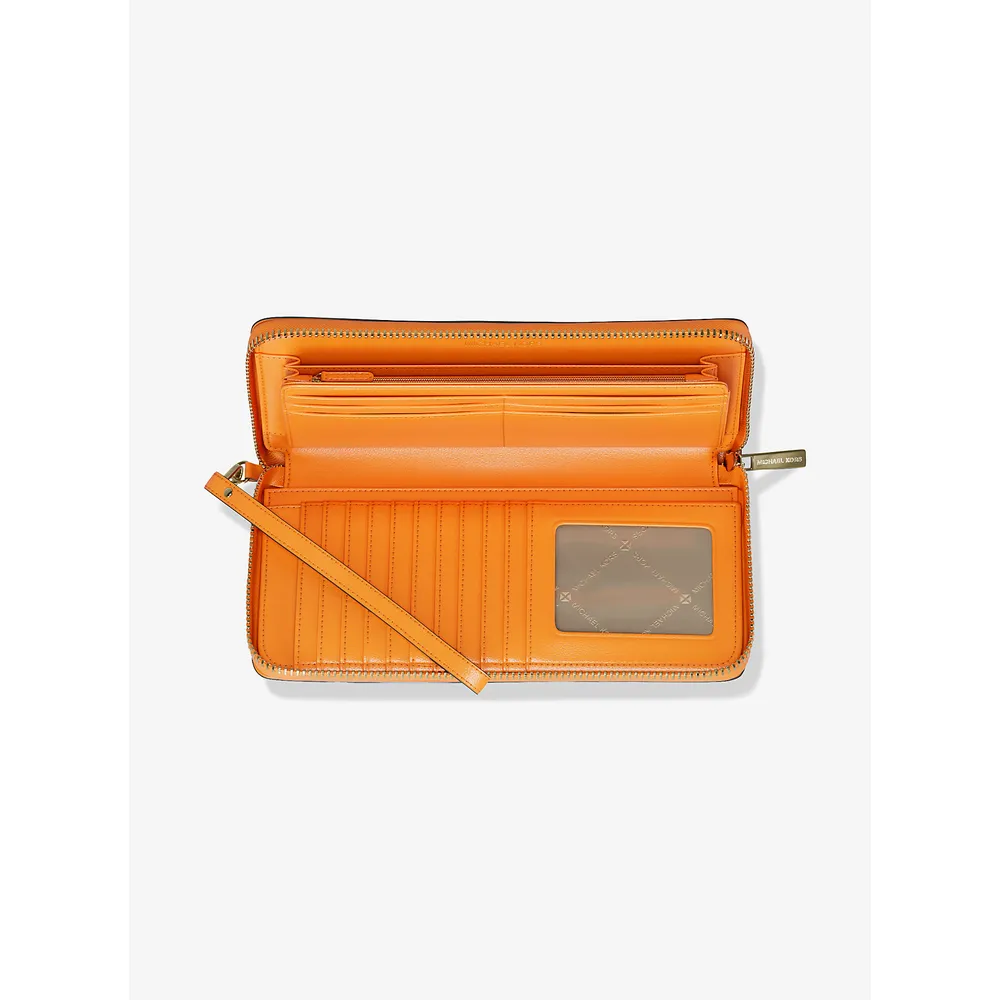 Michael Kors Bolso de mano Jet Set Travel de piel granulada | Pop Naranja