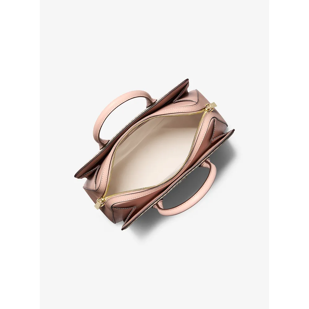 Michael Kors Bolso satchel Bolso Laila | Vainilla/Rosa suave