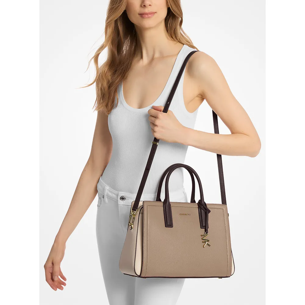 Michael Kors Bolso satchel Bolso Laila de piel granulada | Birch Multi