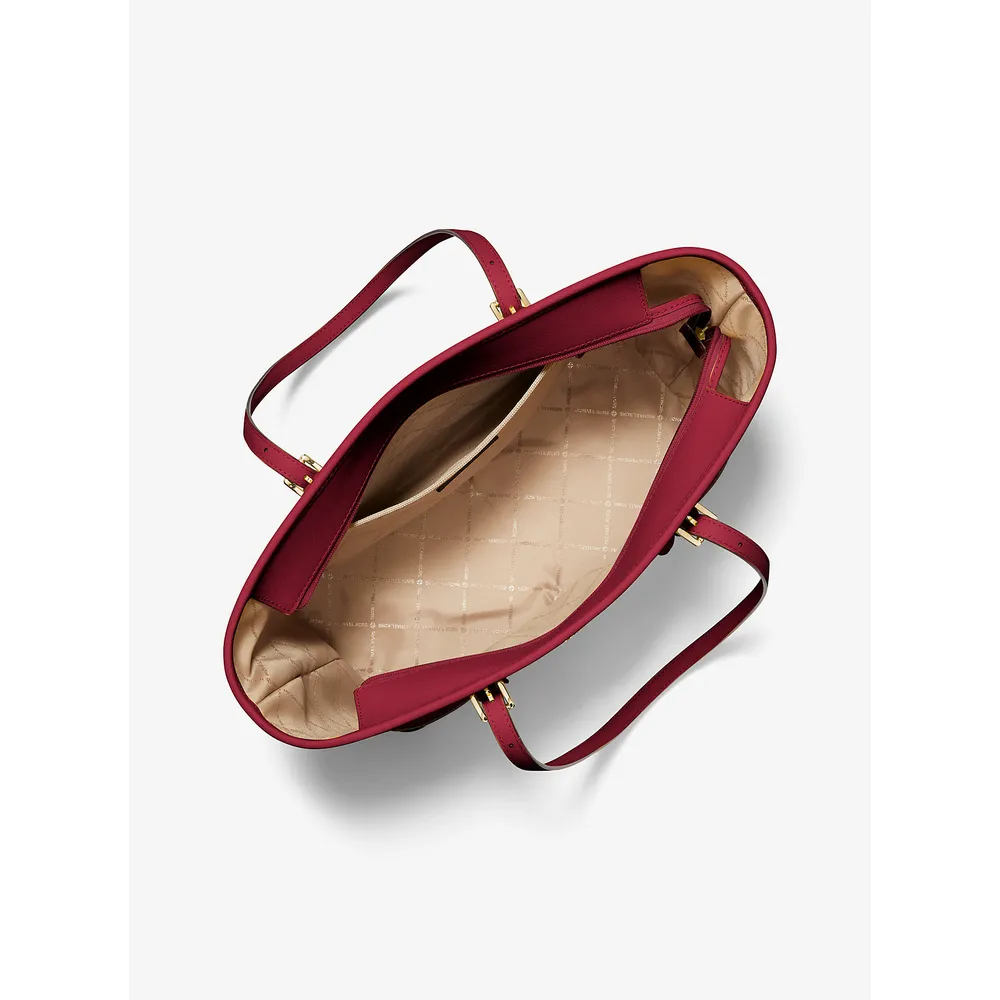 Michael Kors Bolso tote de piel saffiano Jet Set Travel | Cereza
