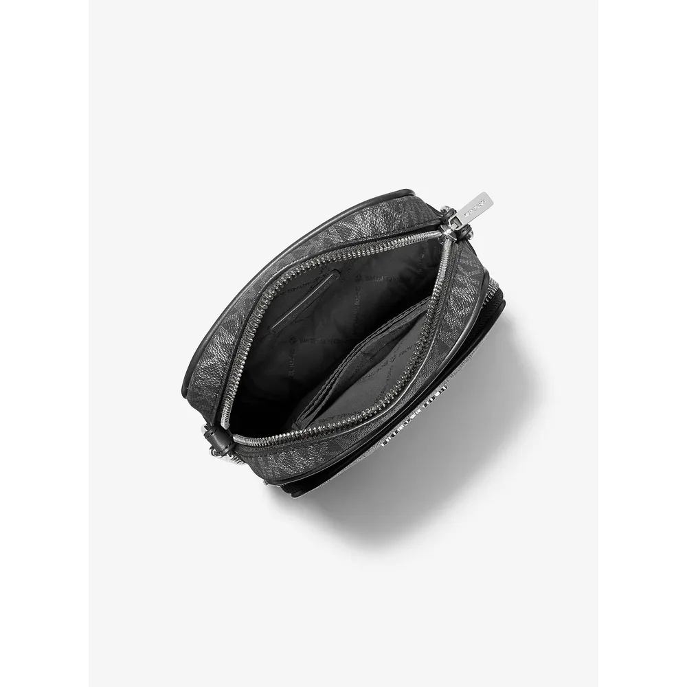 Michael Kors Bolso Jet Set con logotipo metálico de la firma | Silver Multi
