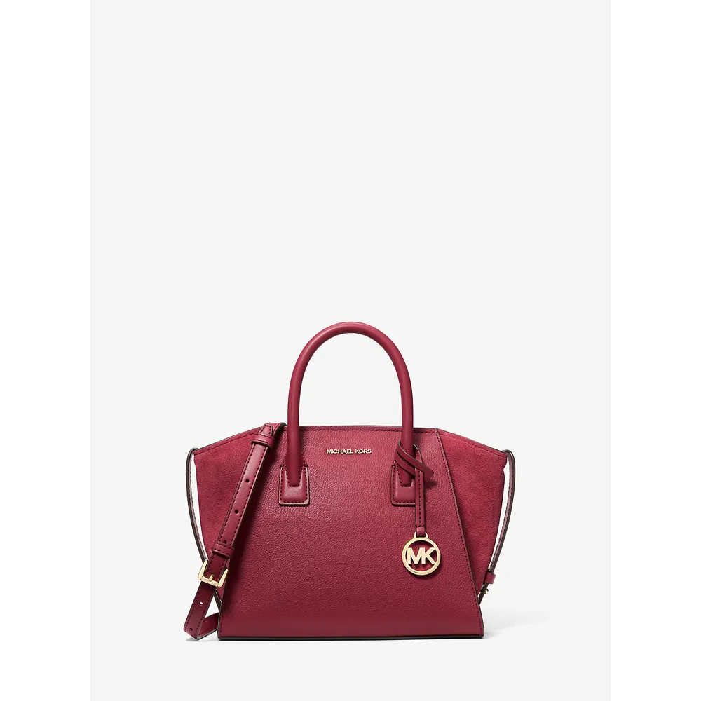 Michael Kors Bolso Avril de piel granulada | Cereza