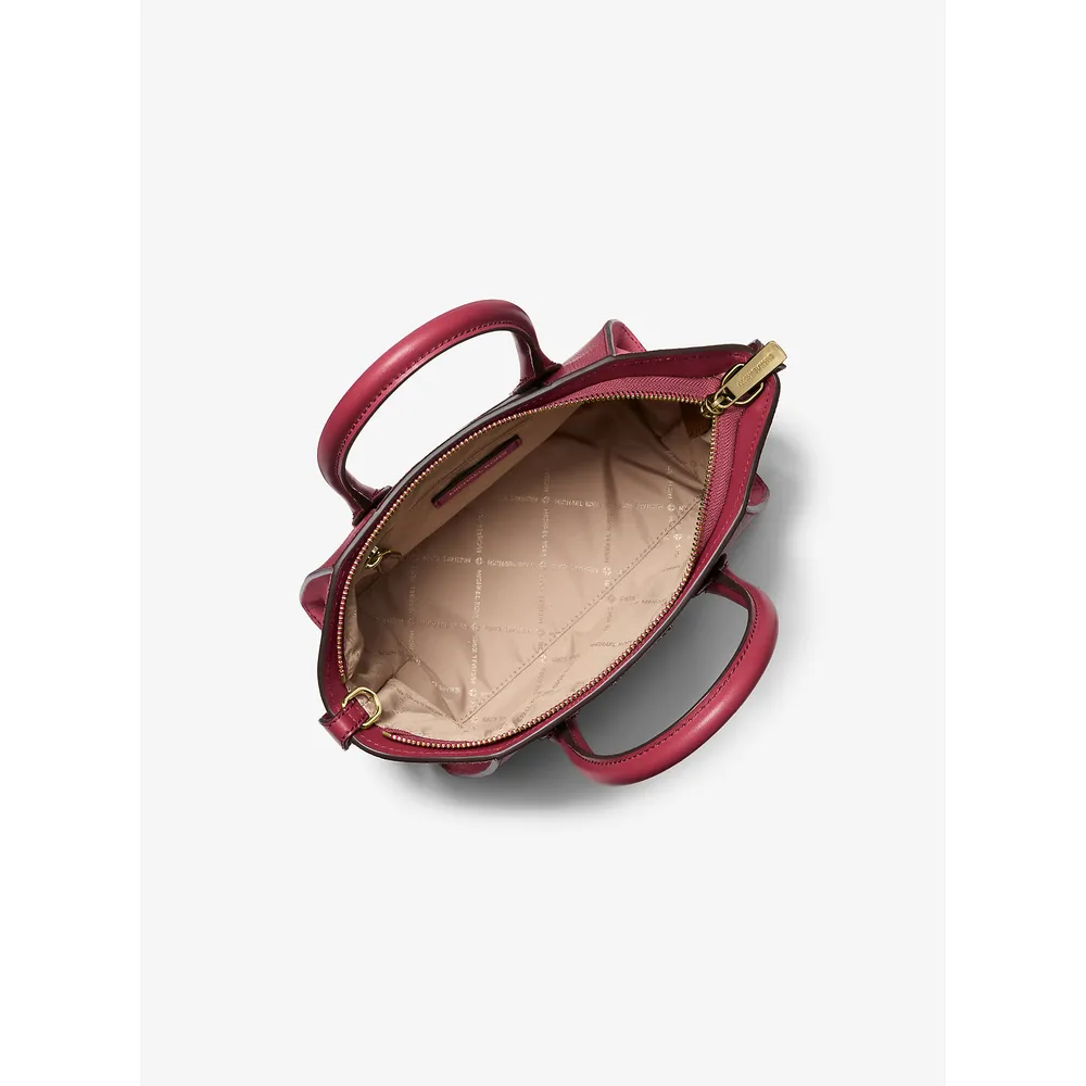 Michael Kors Bolso Avril de piel granulada | Cereza