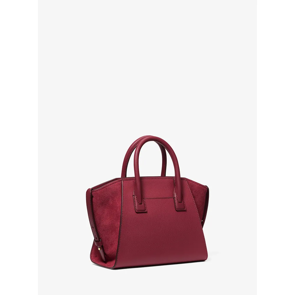 Michael Kors Bolso Avril de piel granulada | Cereza