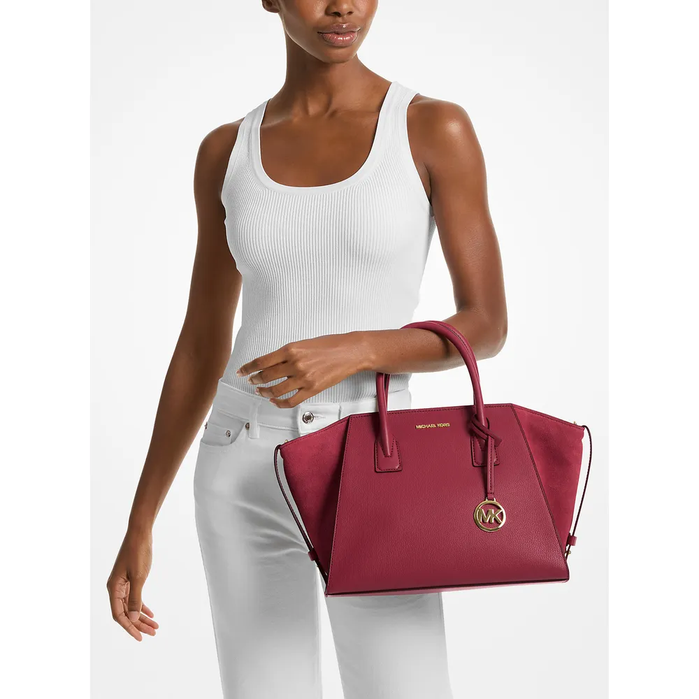 Michael Kors Bolso Avril de piel | Cereza