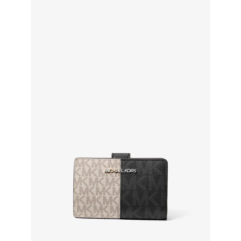 Michael Kors' Cartera' Jet Set con logotipo bicolor | Black Combo