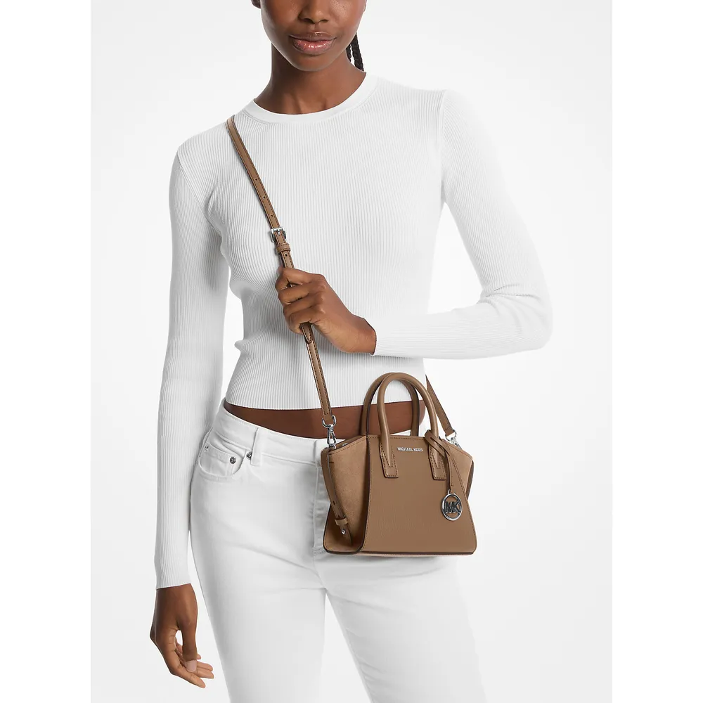 Michael Kors Bolso de cuero Avril | Driftwood