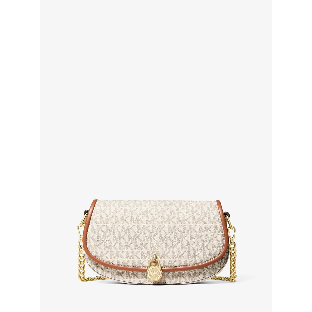 Michael Kors Bolso bandolera con logotipo de la firma Mila | Vainilla