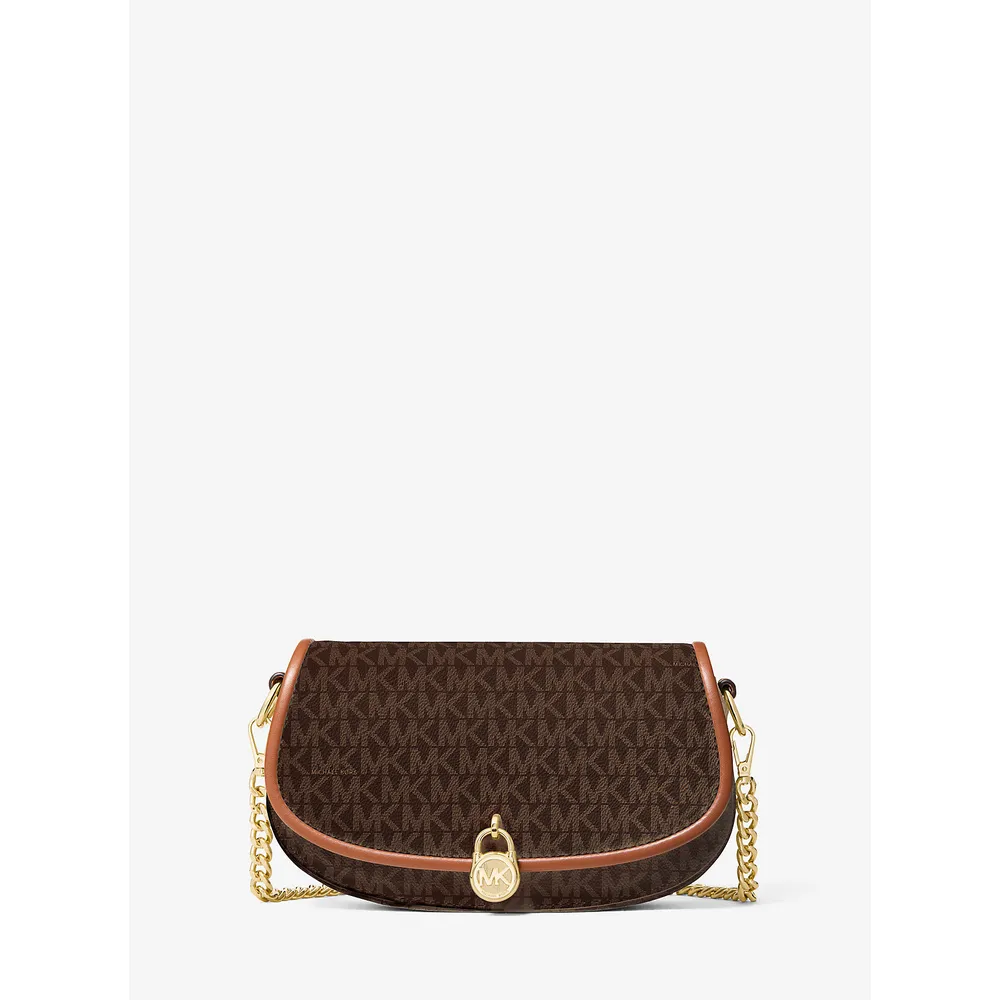 Michael Kors Bolso bandolera con logotipo de la firma Mila | Marrón