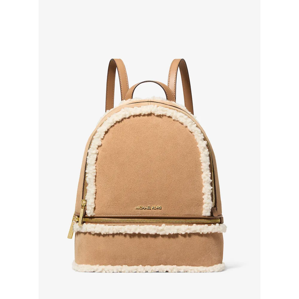 Michael Kors Mochila Rhea de ante y borrego sintético | Maní