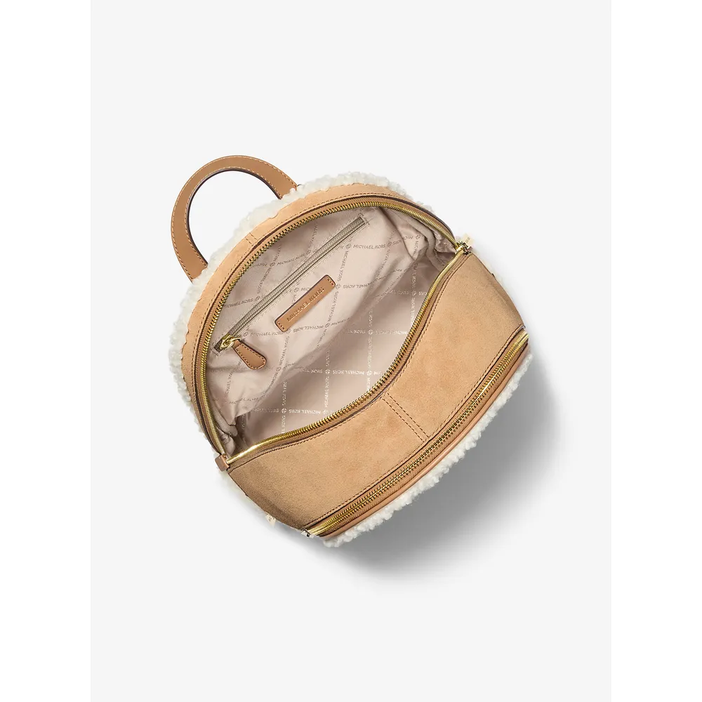 Michael Kors Mochila Rhea de ante y borrego sintético | Maní