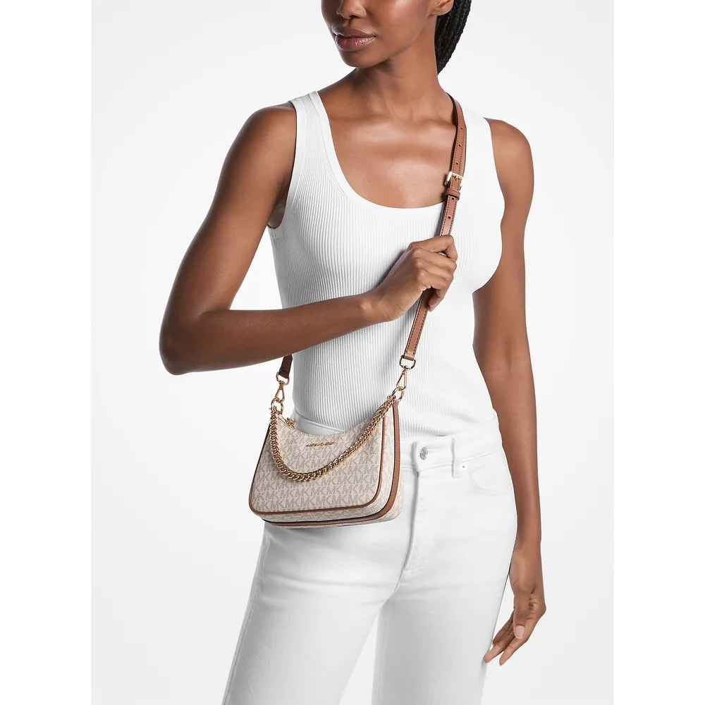 Michael Kors Bolso con el logotipo de Jet Set Signature | Vainilla