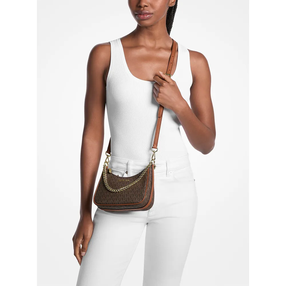 Michael Kors Bolso con el logotipo de Jet Set Signature | Marrón