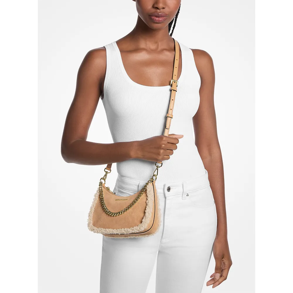 Michael Kors Bolso Jet Set de ante y borrego sintético | Maní