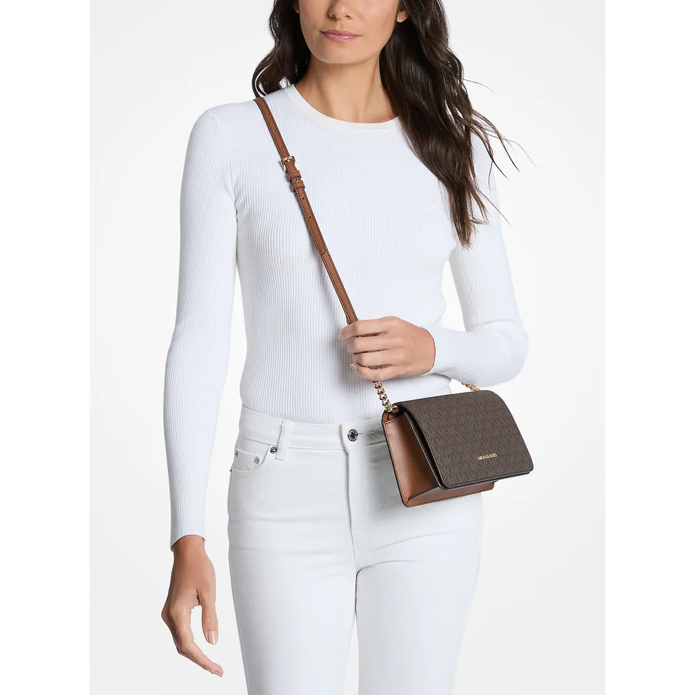 Michael Kors Bolso con el logotipo de la firma Jet Set | Marrón