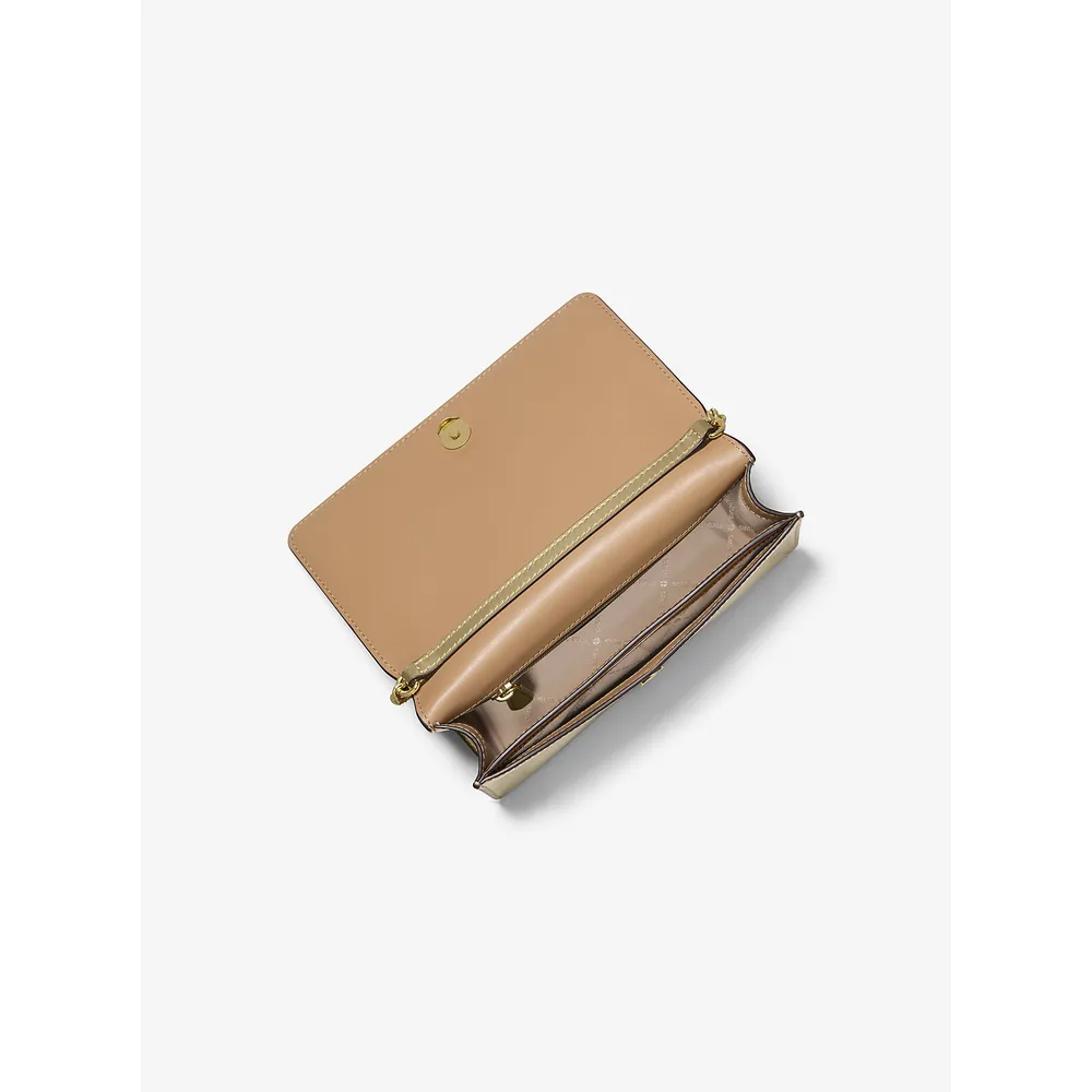 Michael Kors Bolso metálico Jet Set Travel | Oro pálido