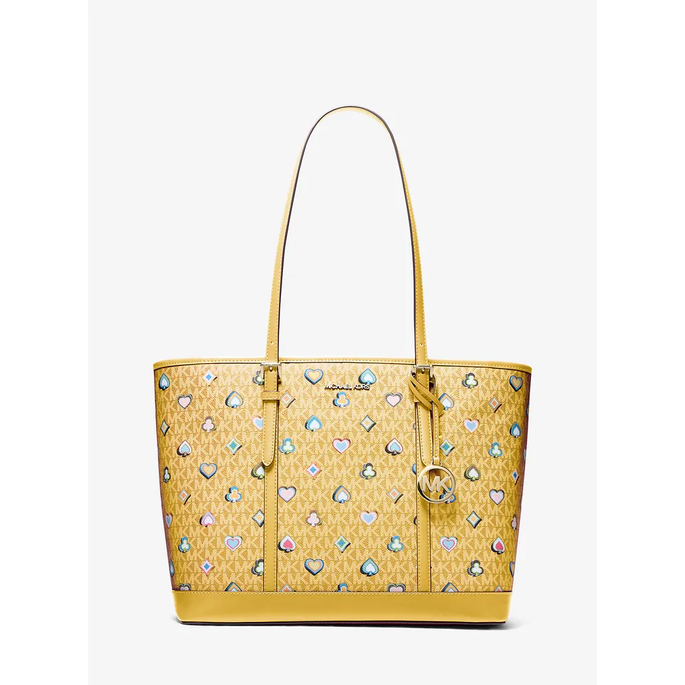 Michael Kors Bolso tote con el logotipo de la firma impreso de Jet Set | Miel