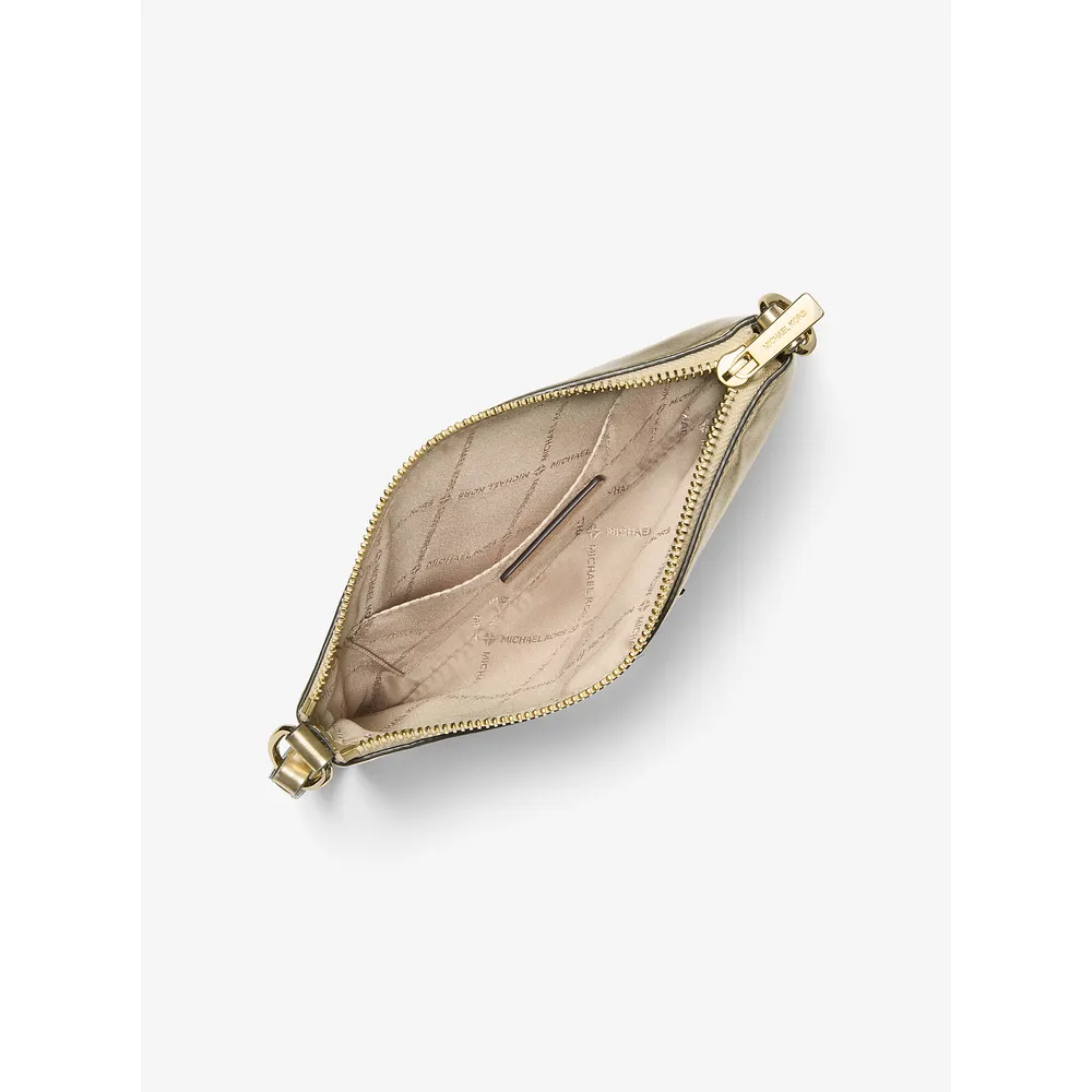 Michael Kors Bolso de mano metálico Jet Set | Oro pálido