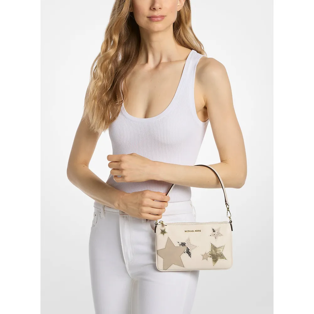 mk785380725_2_webp.webp Michael Kors Bolso de mano Jet Set estampado | Lt Cream