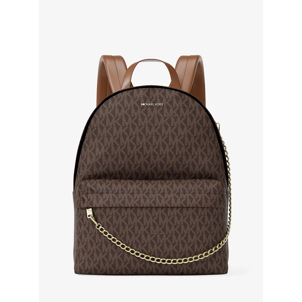 Michael Kors Mochila con el logotipo de la firma Slater | Marrón