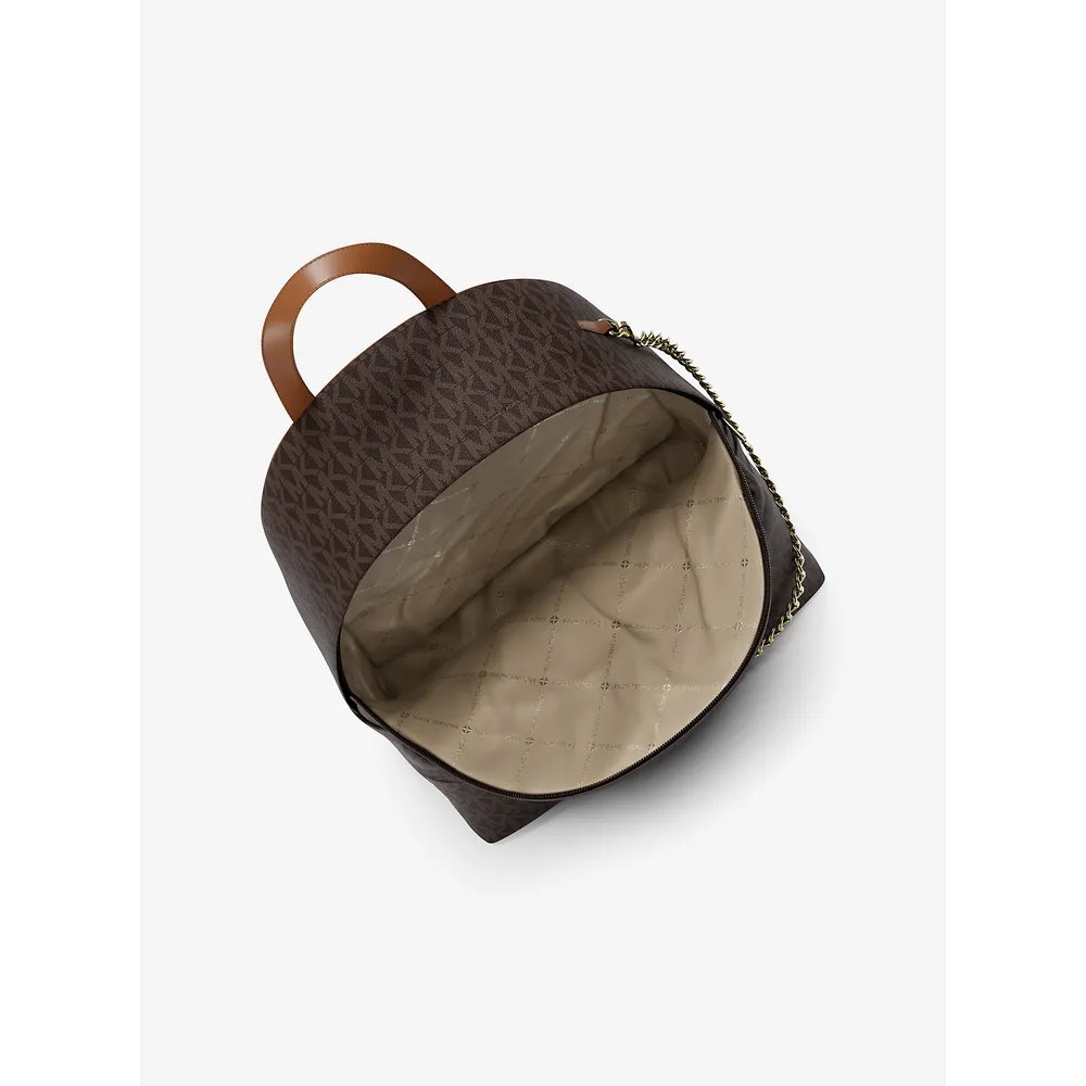 Michael Kors Mochila con el logotipo de la firma Slater | Marrón