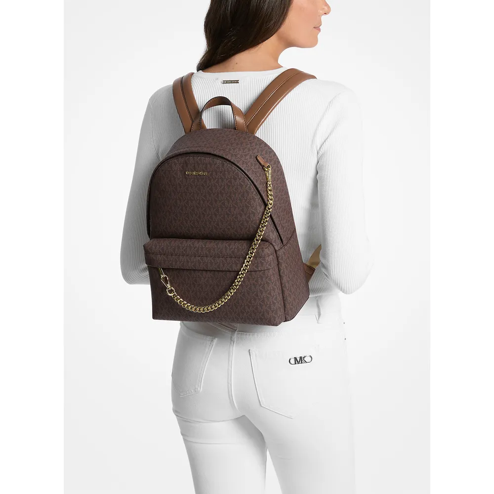 Michael Kors Mochila con el logotipo de la firma Slater | Marrón