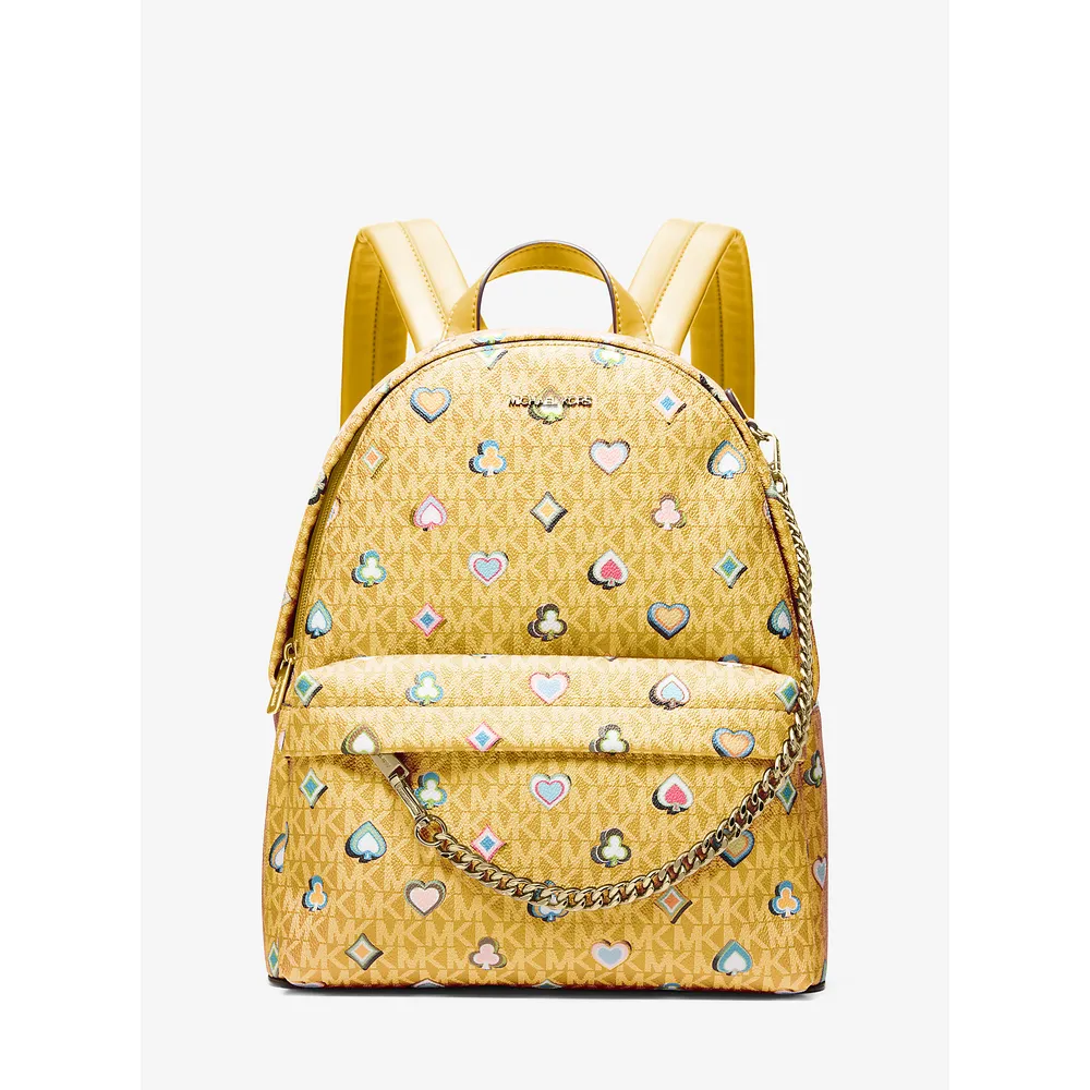 Michael Kors Mochila Slater con el logotipo de la firma impreso | Miel