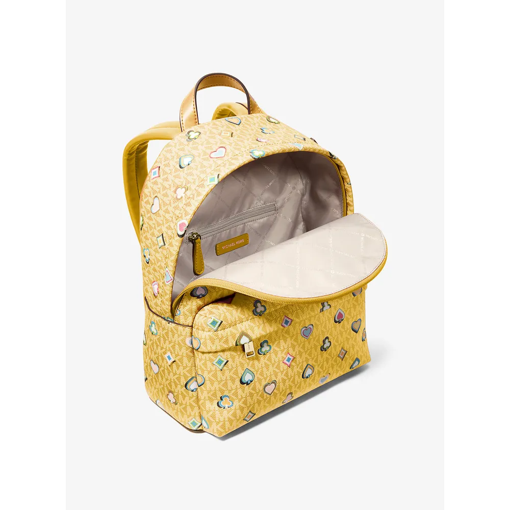 Michael Kors Mochila Slater con el logotipo de la firma impreso | Miel