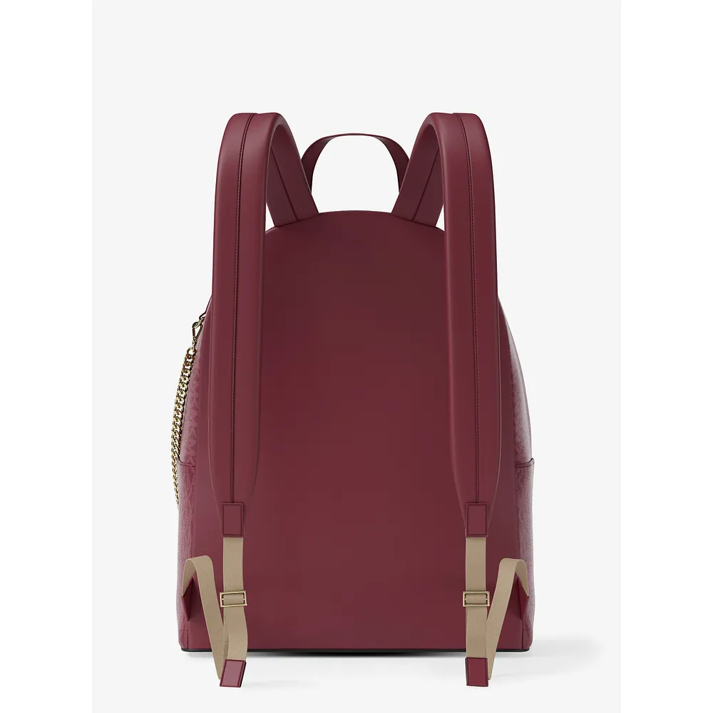 Michael Kors Mochila con logotipo de Slater Signature | Cereza