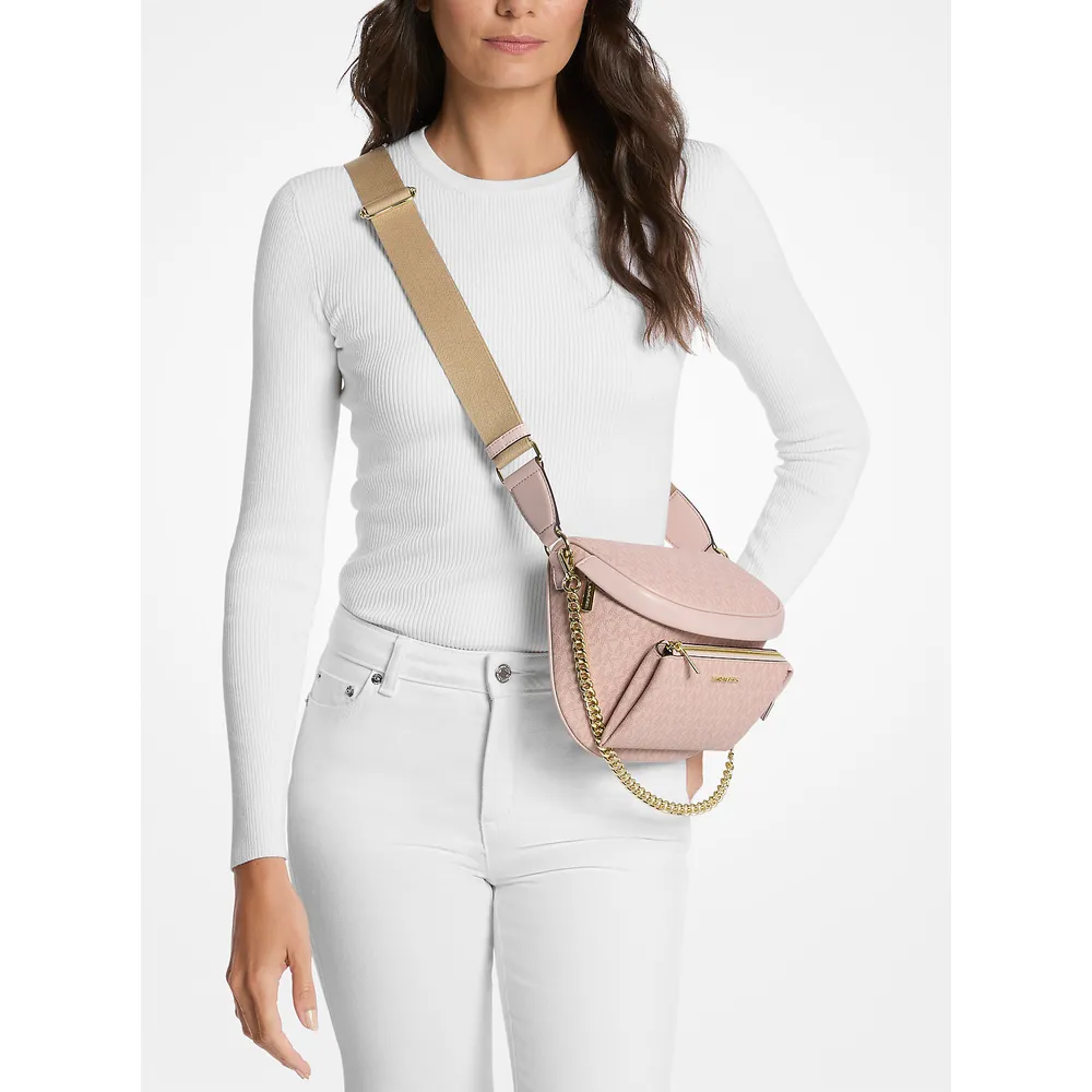 Michael Kors Mochila con el logotipo de la firma Slater | Powder Blush
