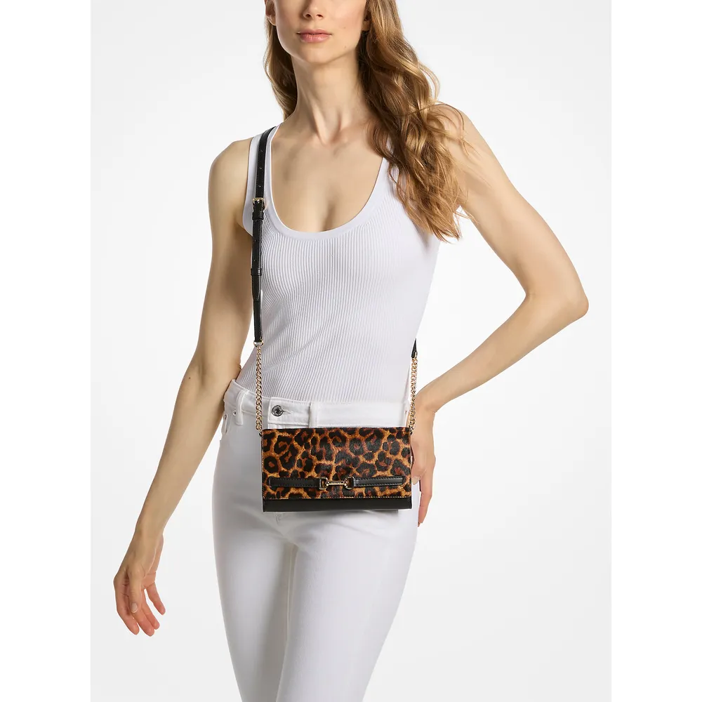 Michael Kors Bolso con estampado de leopardo de Carson | Butterscotch