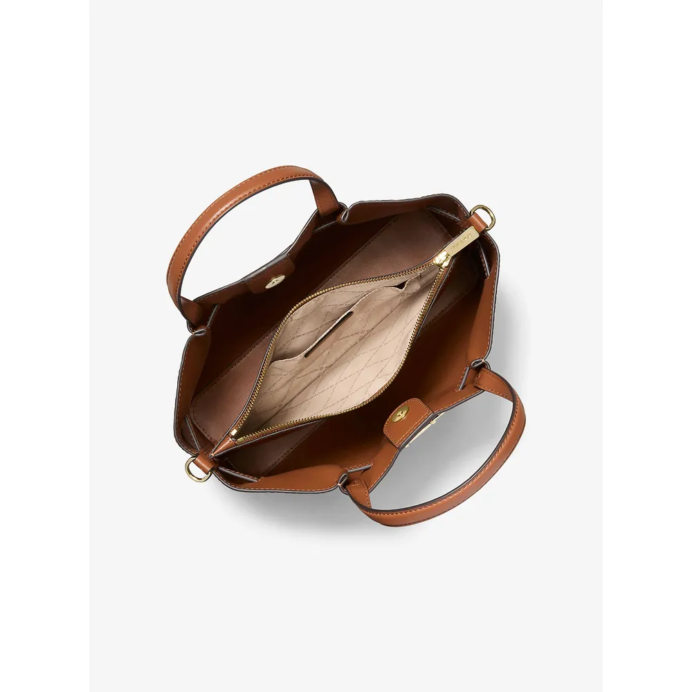mk785380825_1_webp.webp Michael Kors Cartera Carson con relieve de cocodrilo | Luggage