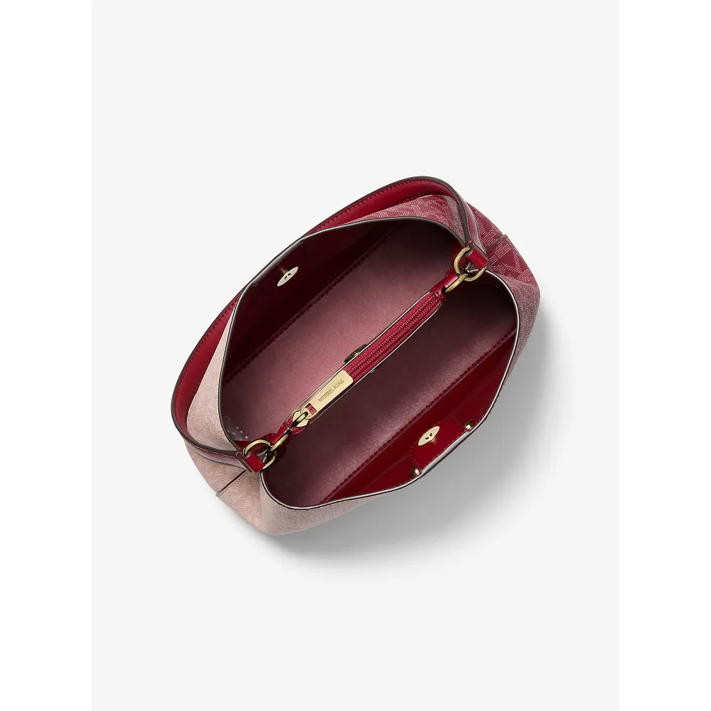 Michael Kors' Bolso Pratt' de dos tonos con logotipo de la firma | Cereza Multi
