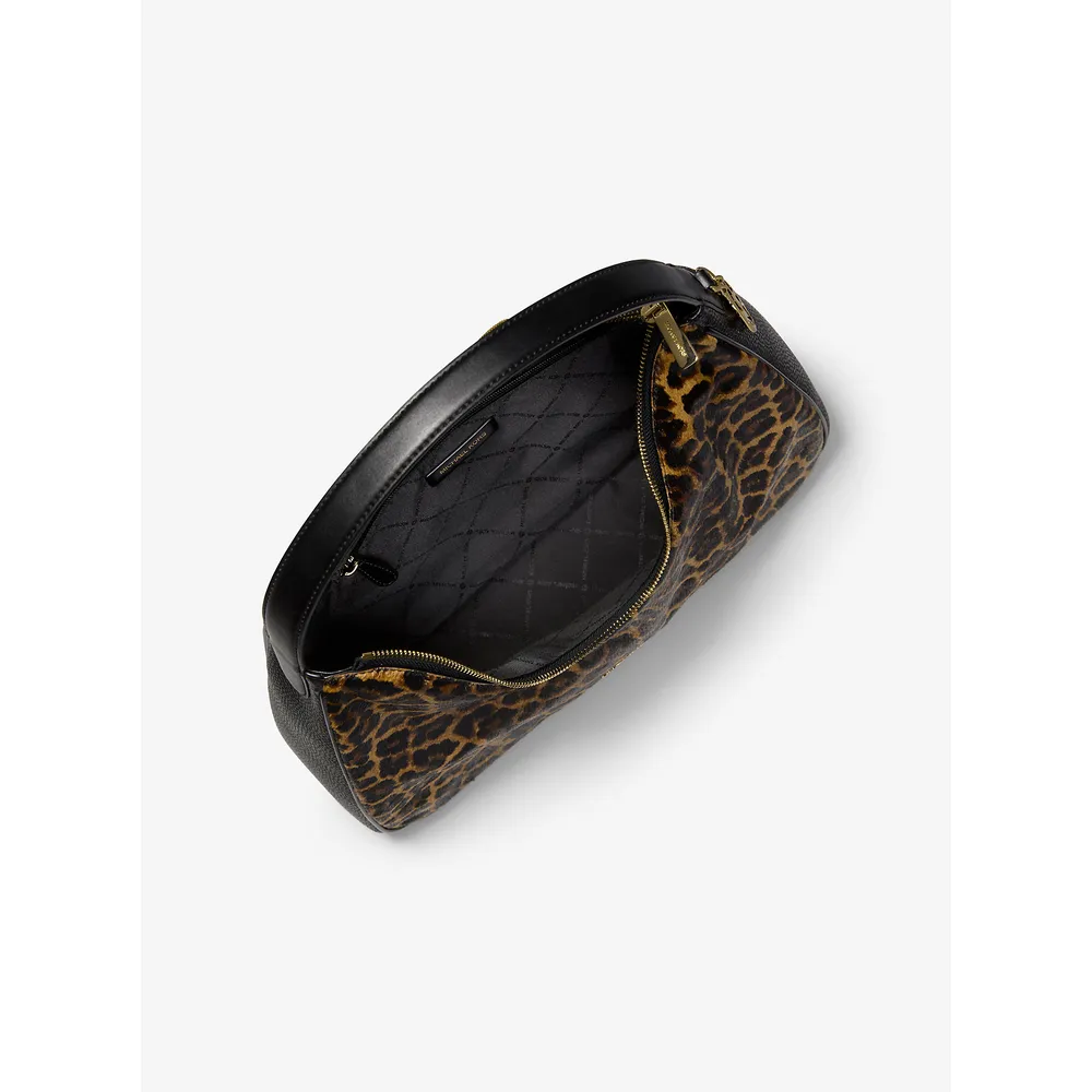Michael Kors Bolso Nayla con estampado de leopardo | Butterscotch