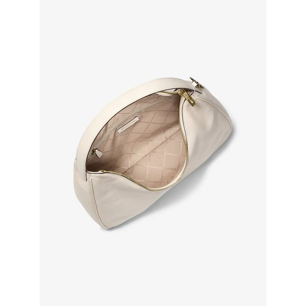 Michael Kors Bolso Nayla de piel granulada | Lt Cream