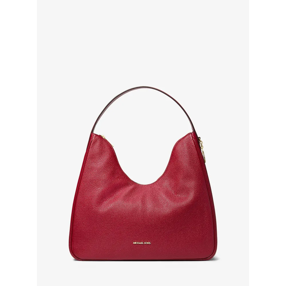 Michael Kors Bolso Nayla de piel granulada | Cereza
