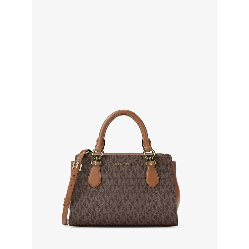 mk785380920_0_webp.webp Michael Kors Bolso bandolera con el logotipo de Marilyn | Marrón